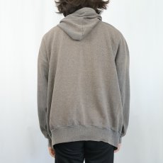 画像4: 90's Hanes フェードスウェットジップパーカー XL (4)