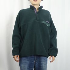 画像2: 90〜2000's Patagonia スナップT GREEN XL (2)