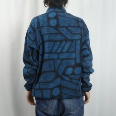 画像3: 2015AW Patagonia 総柄 スナップT L (3)