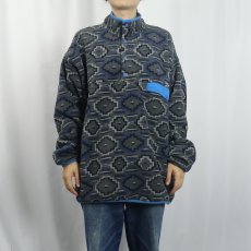 画像2: 2012AW Patagonia 総柄 スナップT XXL (2)