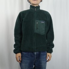 画像2: 90's Patagonia USA製 クラシック レトロXジャケット GREEN S (2)