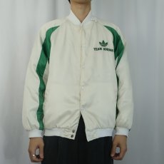 画像2: 80's adidas TAIWAN製 中綿入り ロゴ刺繍 スタジャン  (2)