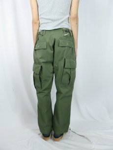 画像3: 60's U.S.ARMY ジャングルファティーグパンツ 4th "MN'S" 表記タグ W29-34 (3)