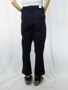 画像3: POLO Ralph Lauren ウール ウエスタンスラックス NAVY W37 (3)
