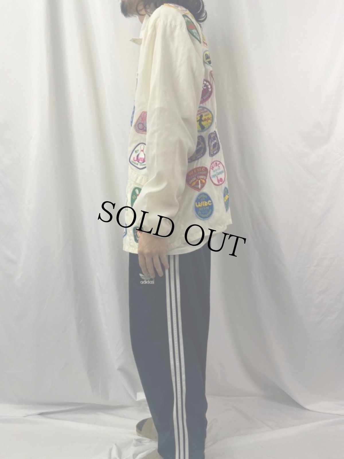 画像3: 70's AristoJac by Hilton USA製 ワッペン付き ナイロンコーチジャケット XL (3)