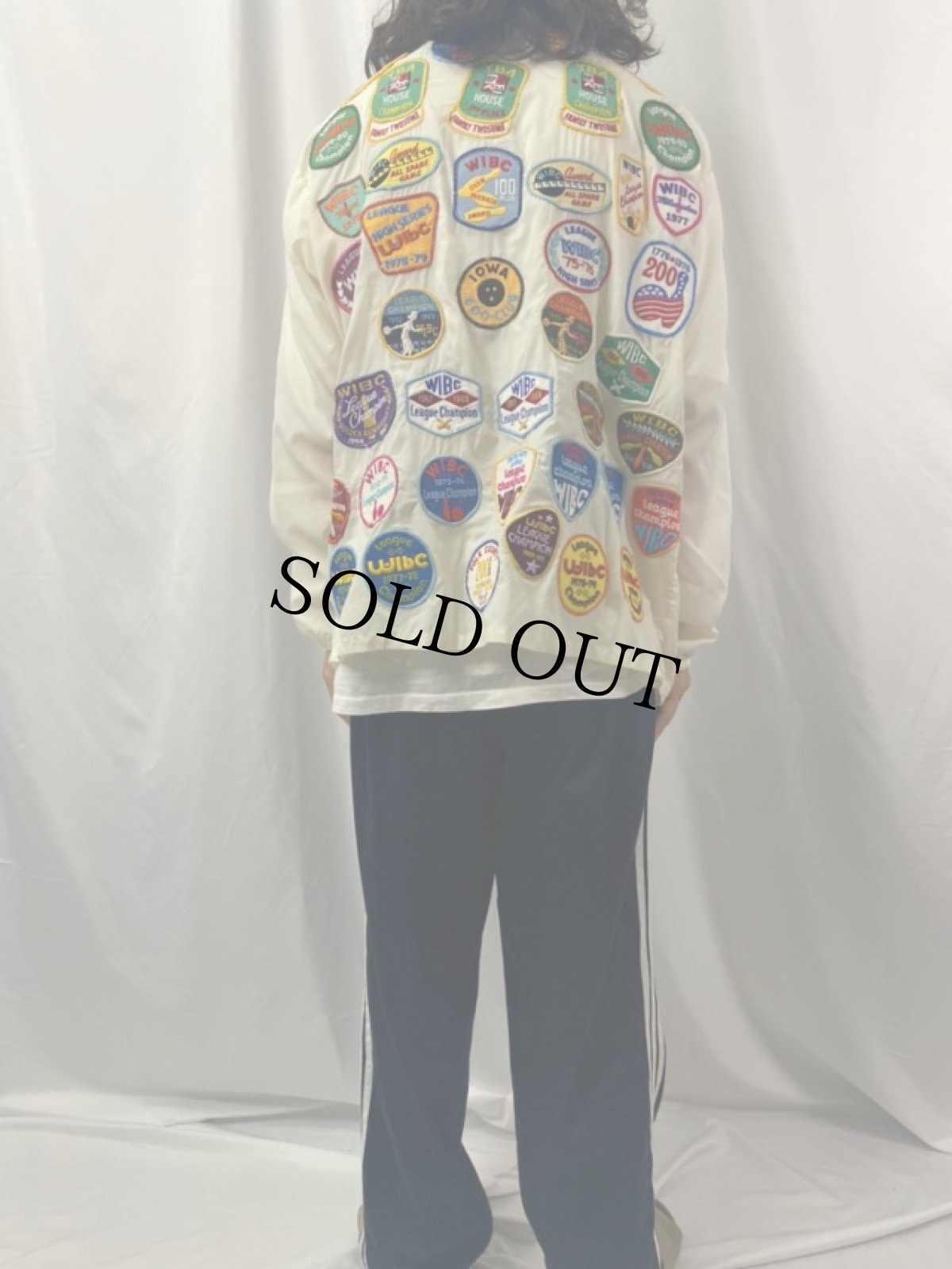 画像2: 70's AristoJac by Hilton USA製 ワッペン付き ナイロンコーチジャケット XL (2)