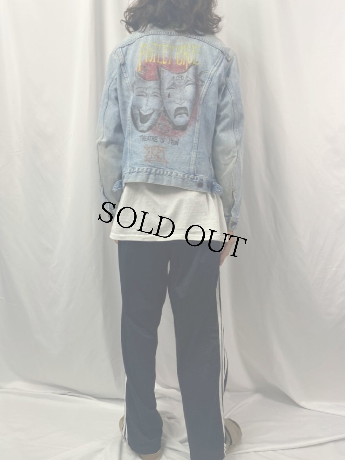 画像5: 80's Levi's 70506-0214 USA製 Motley Crue "Theatre of Pain” ハンドペイント デニムジャケット (5)