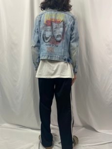 画像5: 80's Levi's 70506-0214 USA製 Motley Crue "Theatre of Pain” ハンドペイント デニムジャケット (5)