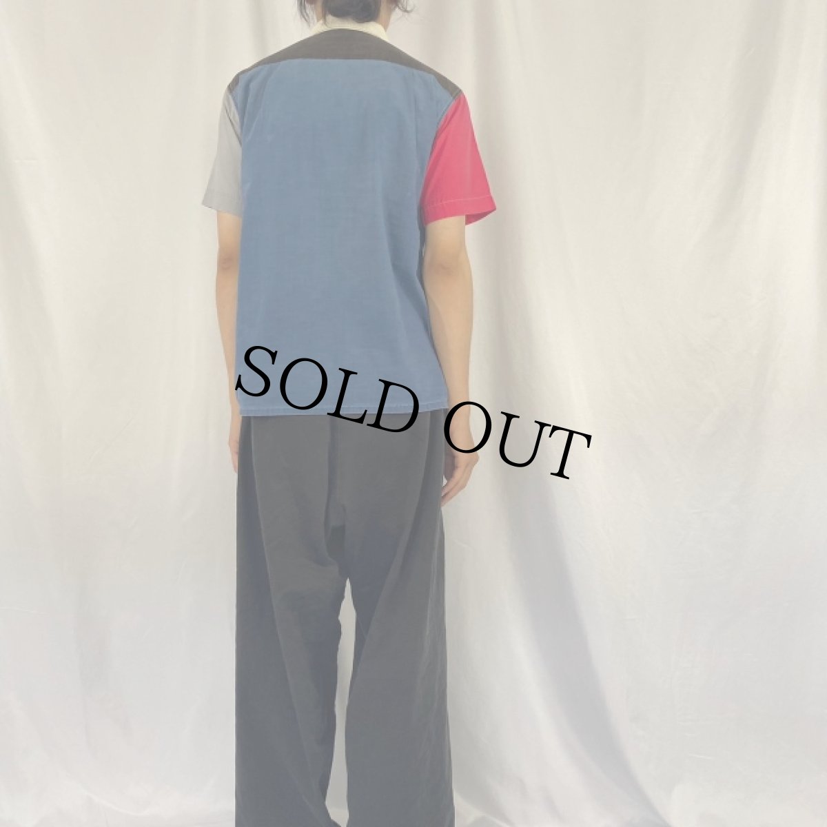 画像5: 60's Wilshire クレイジーパターン コットンシャツ M (5)