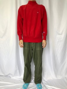 画像2: 90's Champion REVERSE WEAVE USA製 ハイネック 目付き L (2)