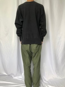 画像4: 90's Champion REVERSE WEAVE USA製  目付き ブラック L (4)