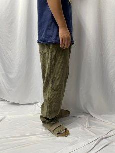 画像3: 90's Levi's SILVER TAB "BAGGY" 太畝コーデュロイパンツ カーキ W38 (3)