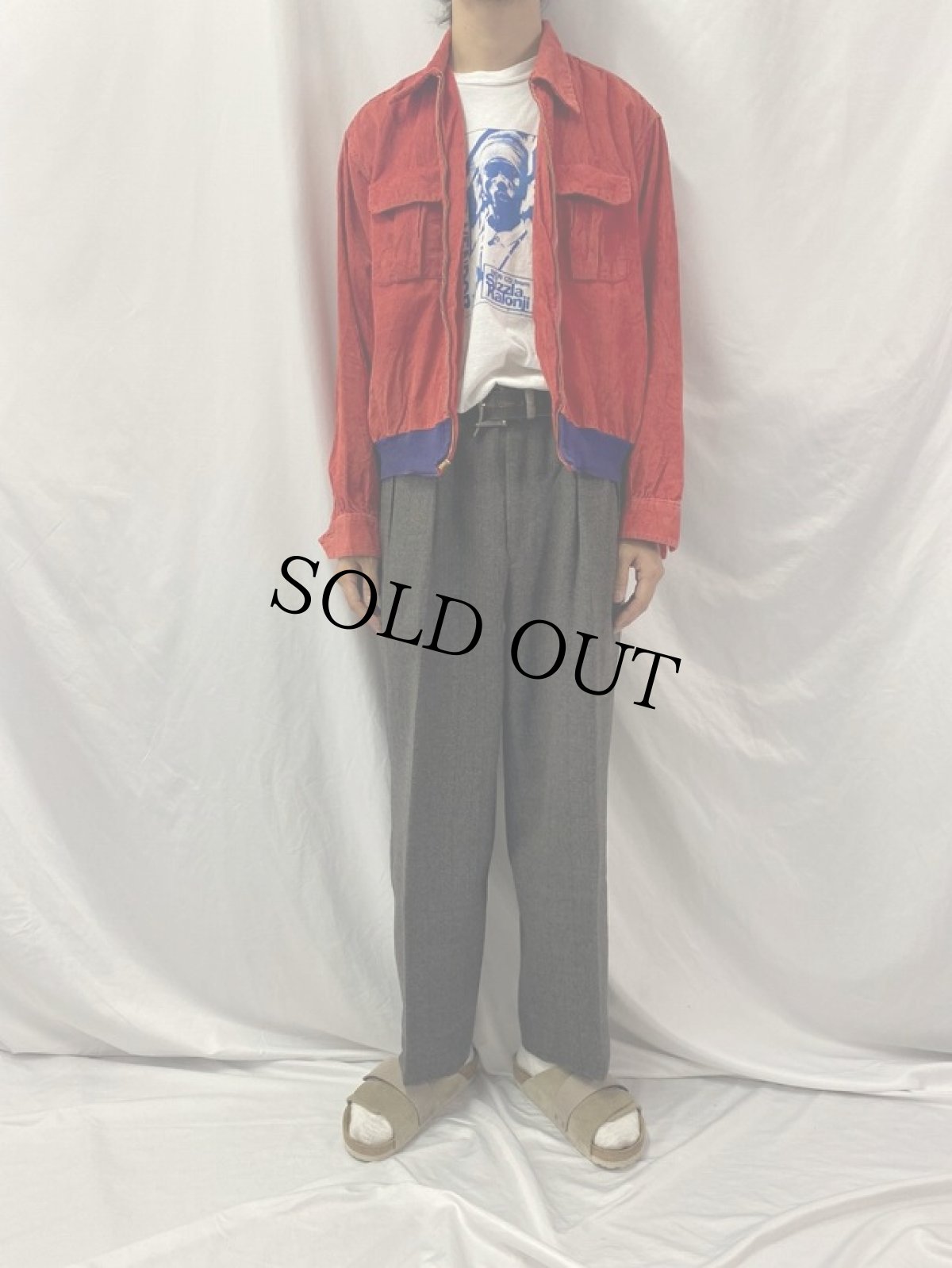 画像2: 50's Pilgrim コーデュロイスウィングトップ XL (2)