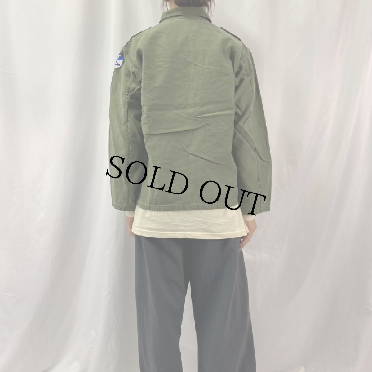 画像4: 50's U.S.ARMY ユーティリティーシャツ 1st パッチ＆エポレット付き (4)