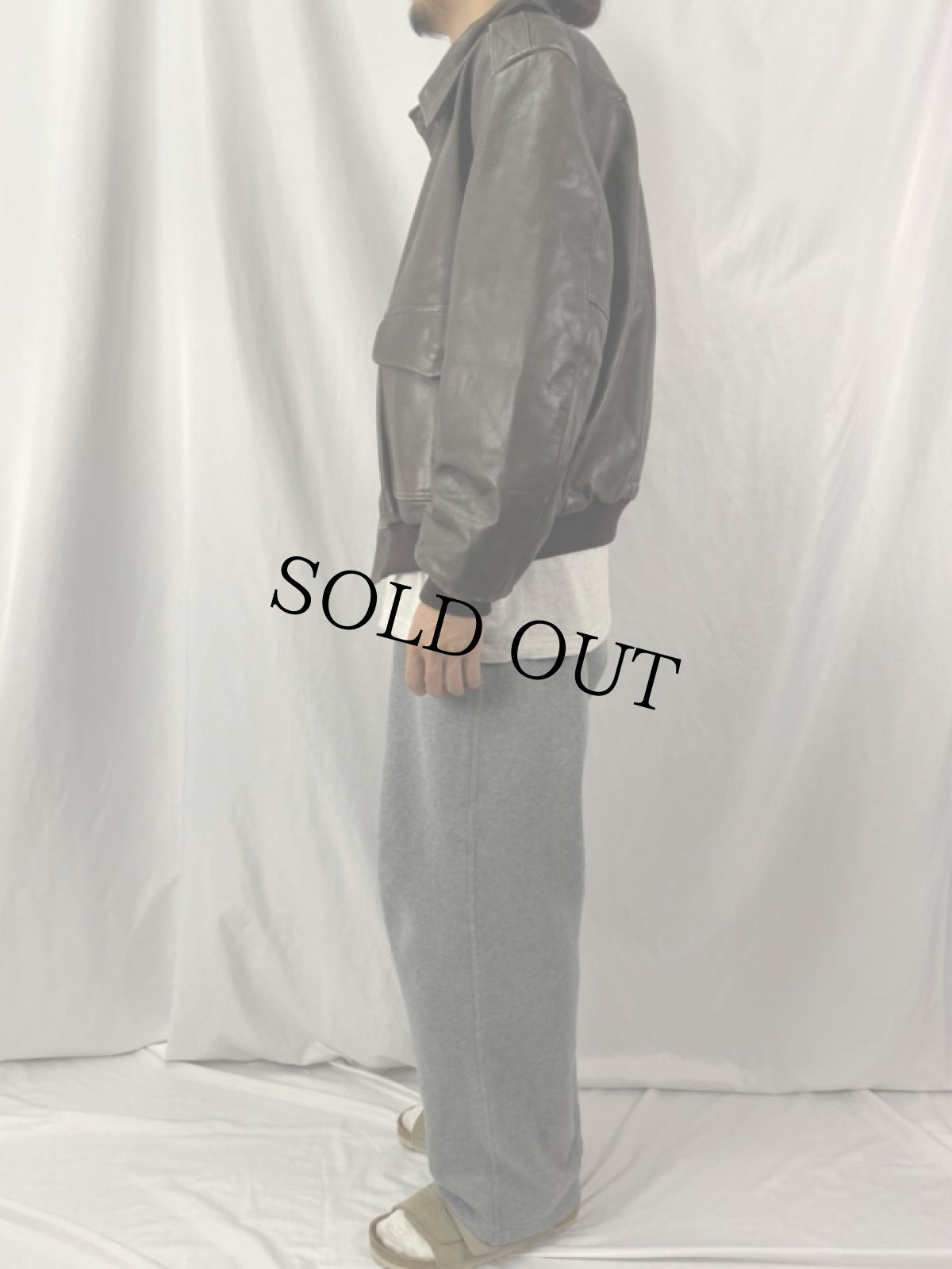 画像3: 90's L.L.Bean USA製 FLYING TIGER JACKET "A-2TYPE" L (3)