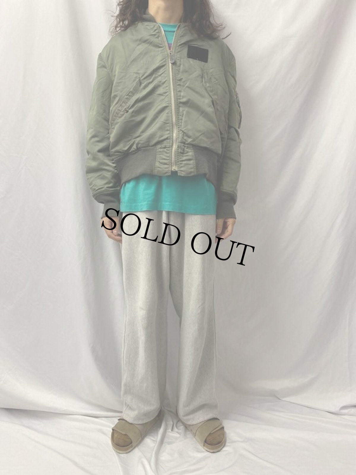 画像3: 70's USAF L-2B フライトジャケット LARGE (3)