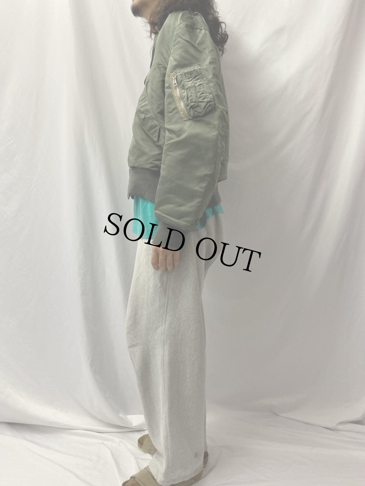 画像4: 70's USAF L-2B フライトジャケット LARGE (4)