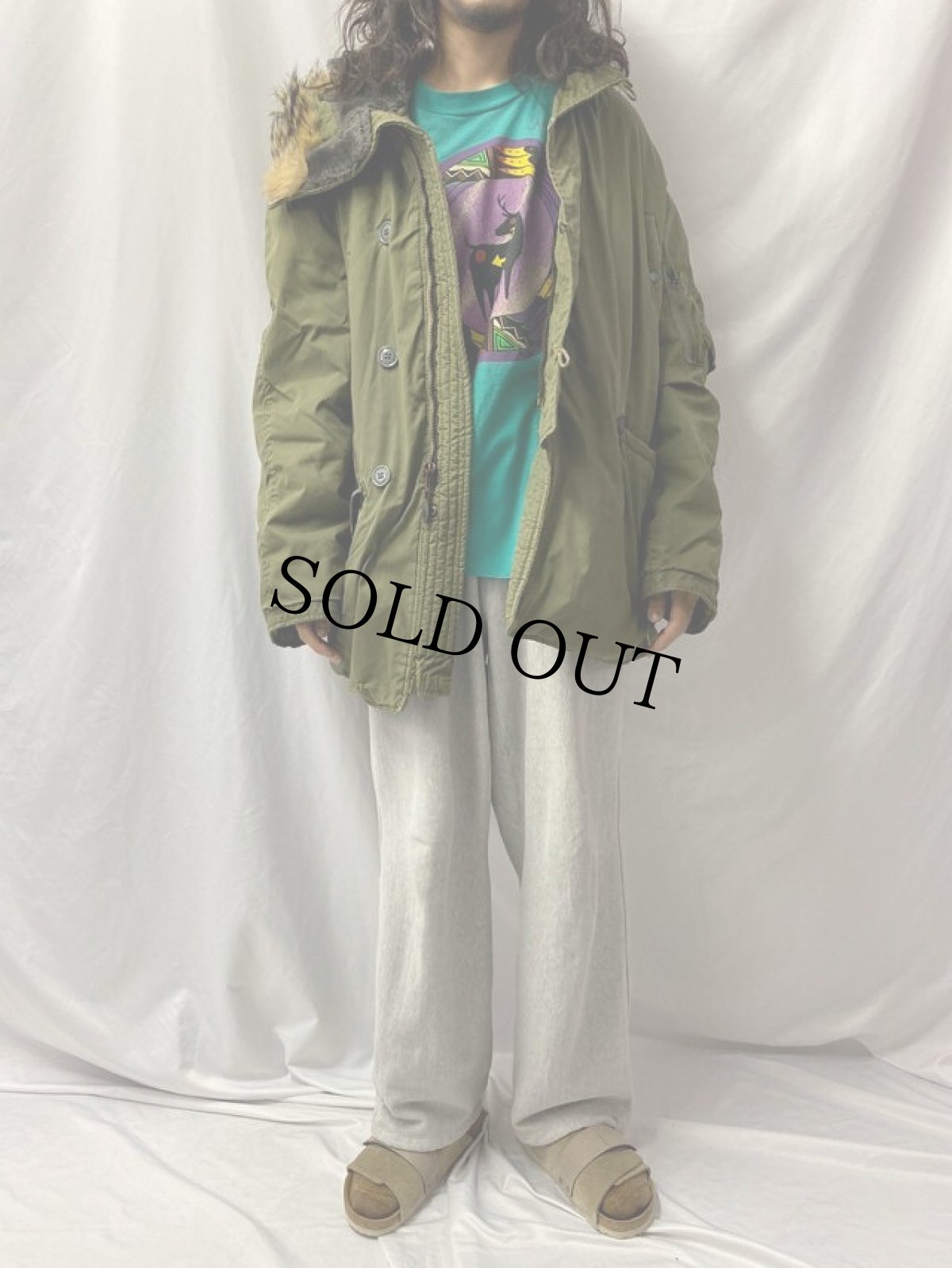 画像2: 70's USAF N-3B MODIFIED "MIL-J-6279H(1)" フライトジャケット LARGE (2)