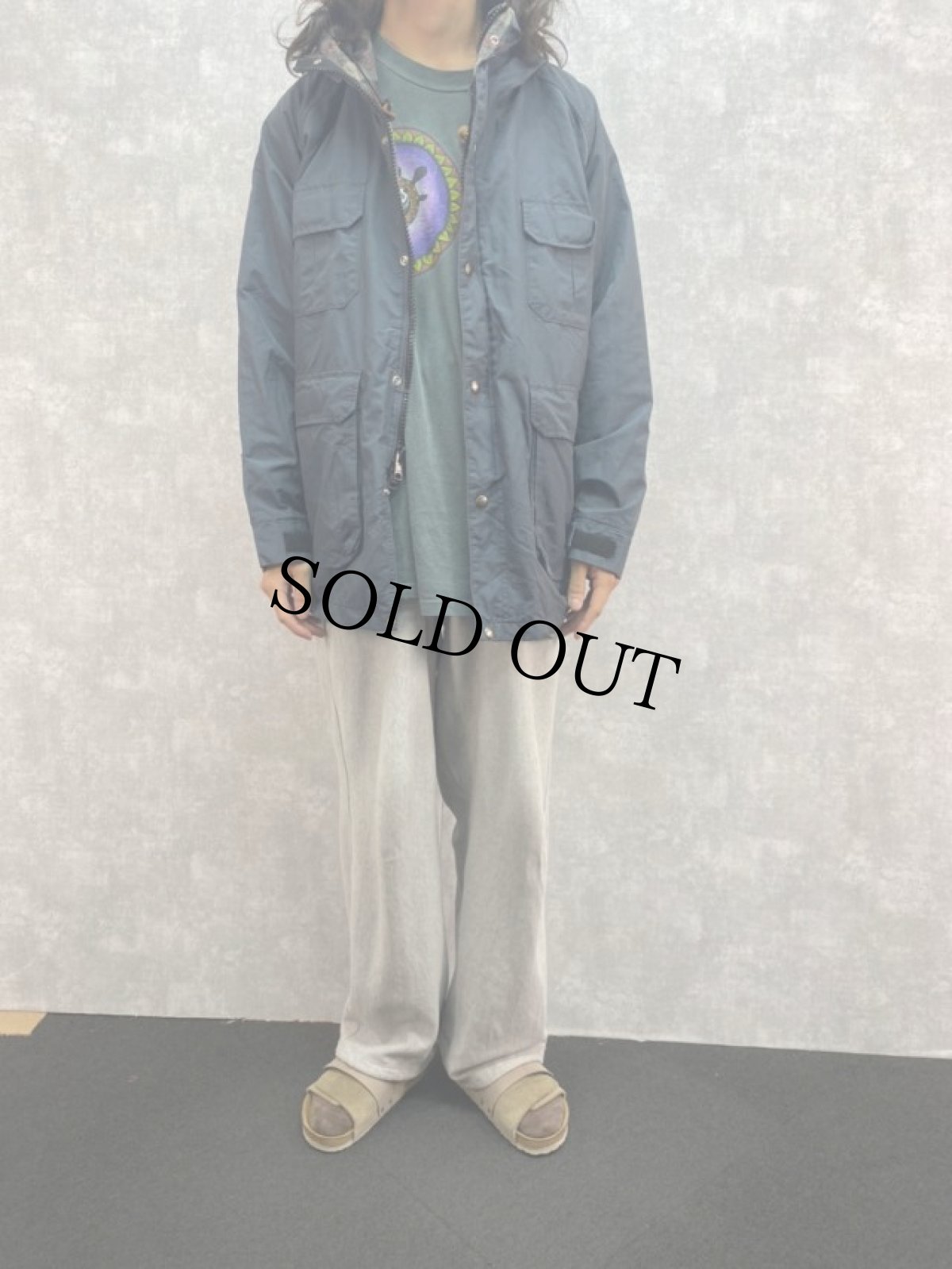 画像2: 70's Woolrich USA製 コットンナイロンパーカー L (2)