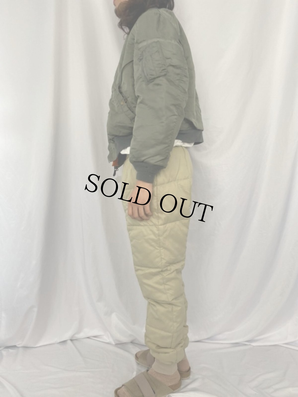 画像3: 60's U.S.AIR FORCE MA-1 フライトジャケット D TYPE LARGE (3)