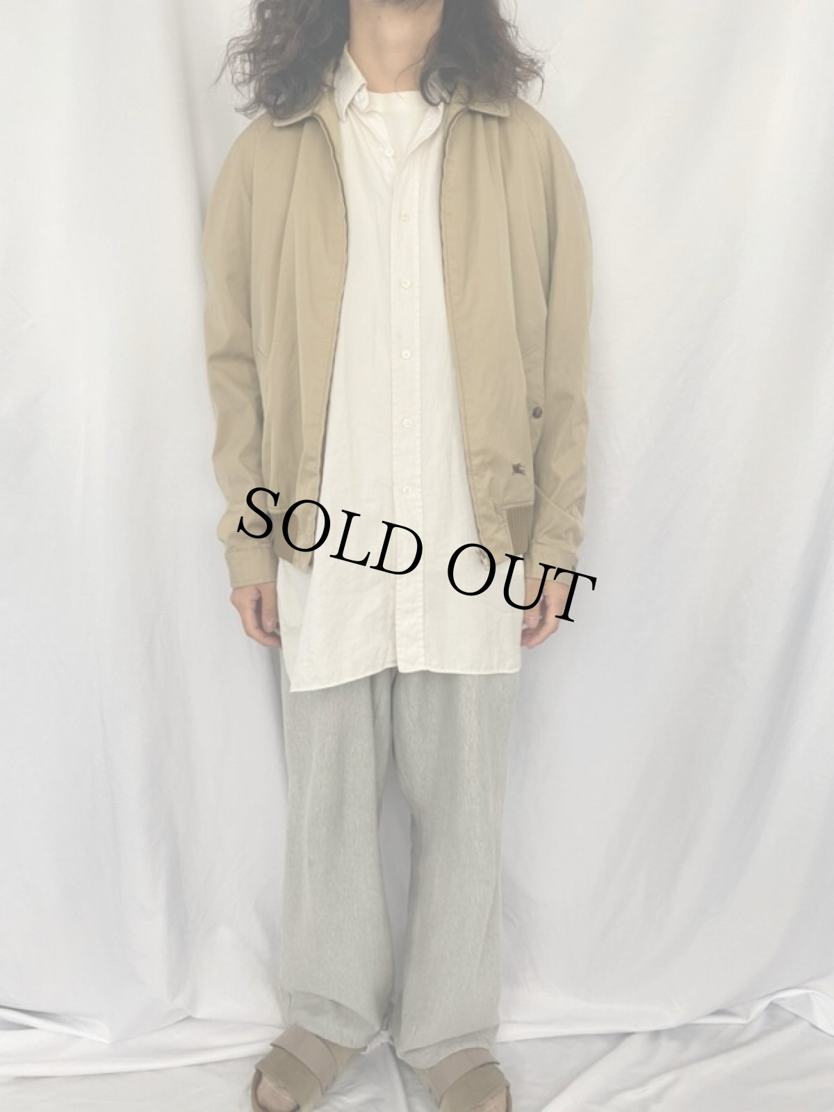 画像2: 80〜90's Burberrys コットンスウィングトップ (2)