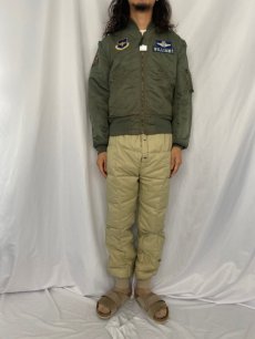 画像3: 60's U.S.AIR FORCE L-2B フライトジャケット パッチ付き MEDIUM (3)