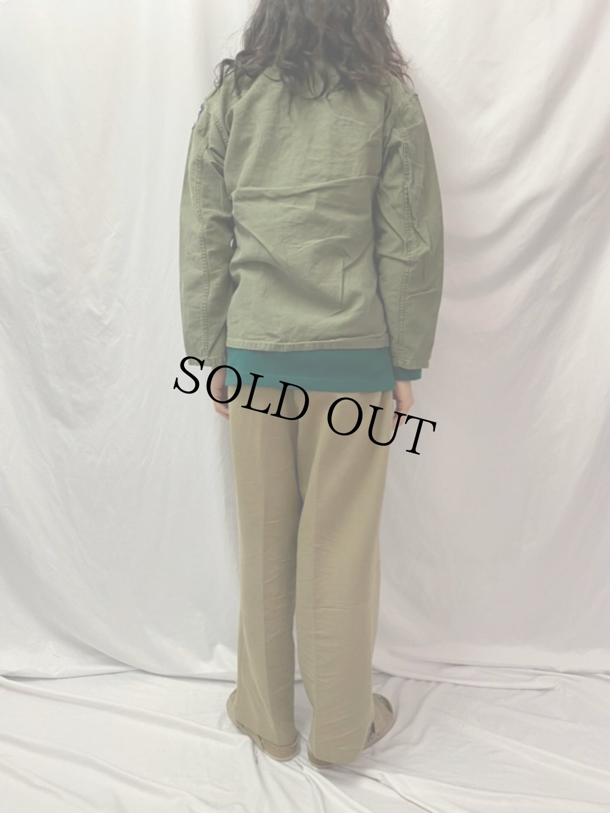 画像4: 50's U.S.ARMY ユーティリティーシャツ 1st パッチ＆エポレット付き (4)