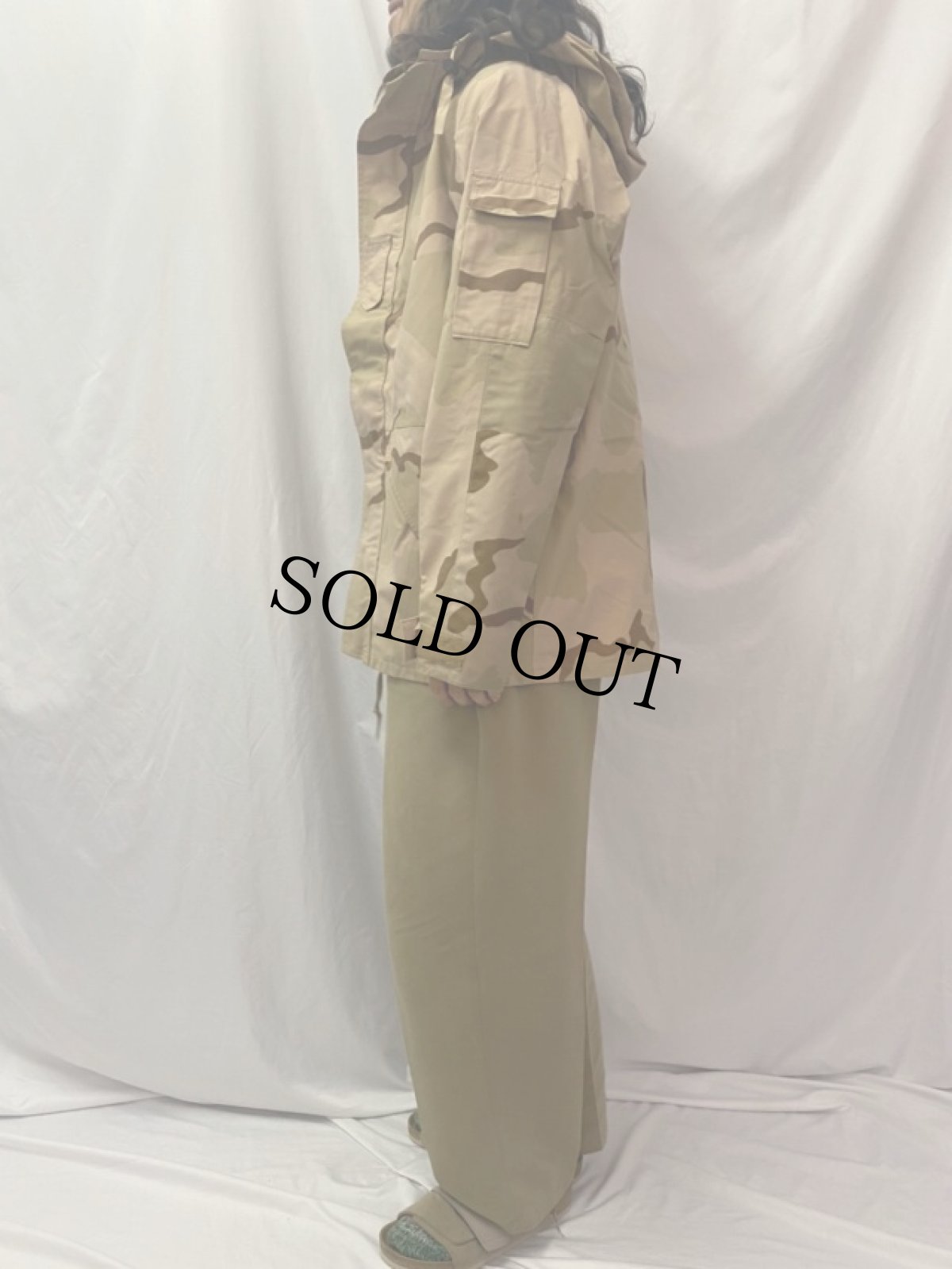 画像3: 2000's U.S.MILITARY ECWCS デザートカモ GORE-TEXパーカ SMALL-LONG (3)