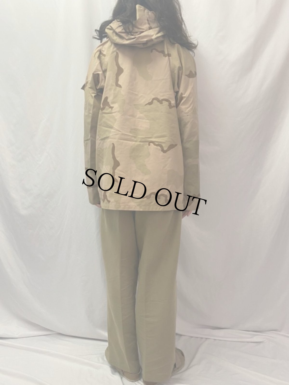 画像4: 2000's U.S.MILITARY ECWCS デザートカモ GORE-TEXパーカ SMALL-LONG (4)