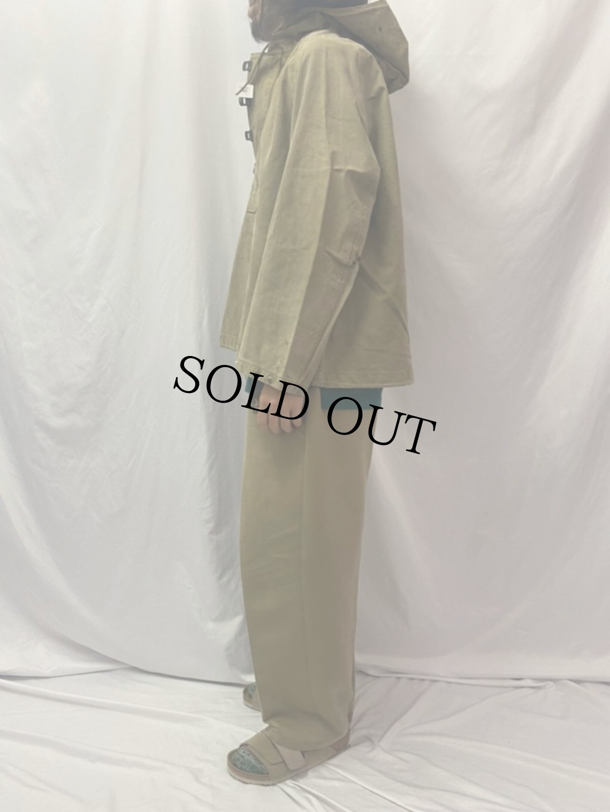 画像3: 40's U.S.NAVY デッキレインパーカ (3)