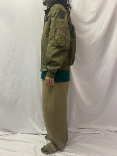 画像3: 80's U.S.ARMY ノ－メックス ヘリクルーフライトジャケット パッチ付き X-LARGE LONG (3)