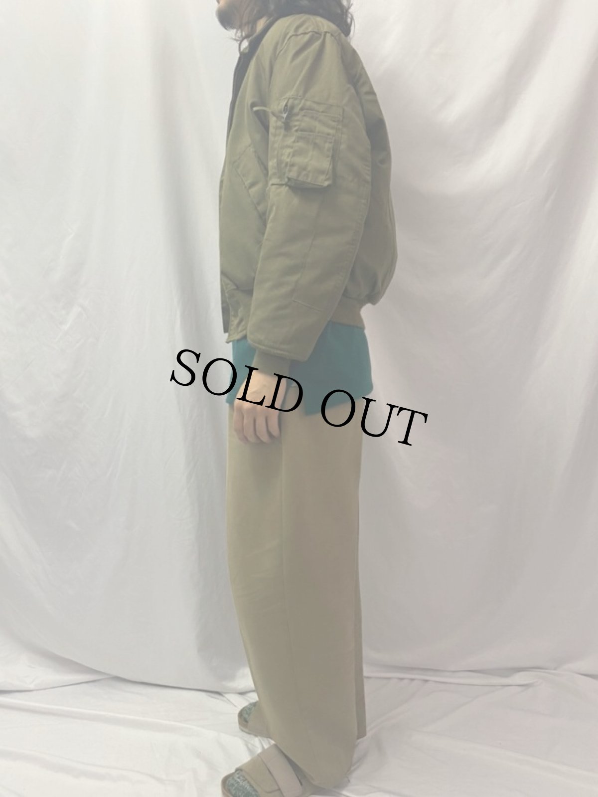 画像3: 90's U.S.ARMY ノ－メックス ヘリクルーフライトジャケット MEDIUM REGULAR (3)