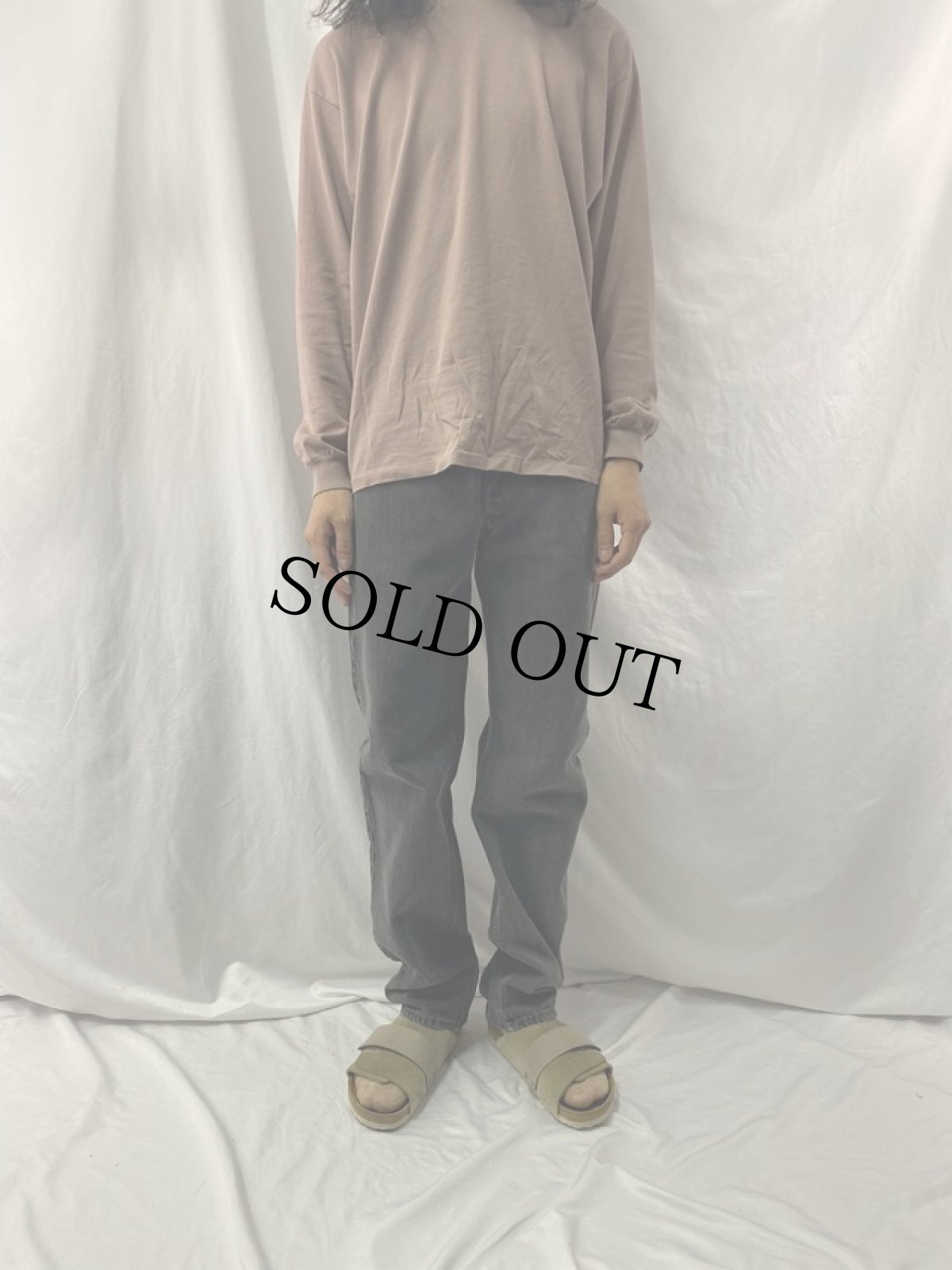 画像2: 90's Levi's 505 USA製 ブラックデニムパンツ W34 (2)