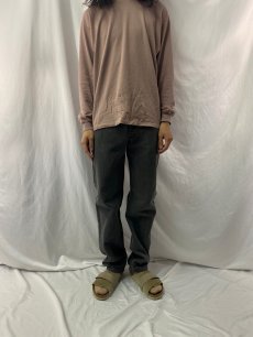 画像2: 90's Levi's 505 USA製 ブラックデニムパンツ W34 (2)