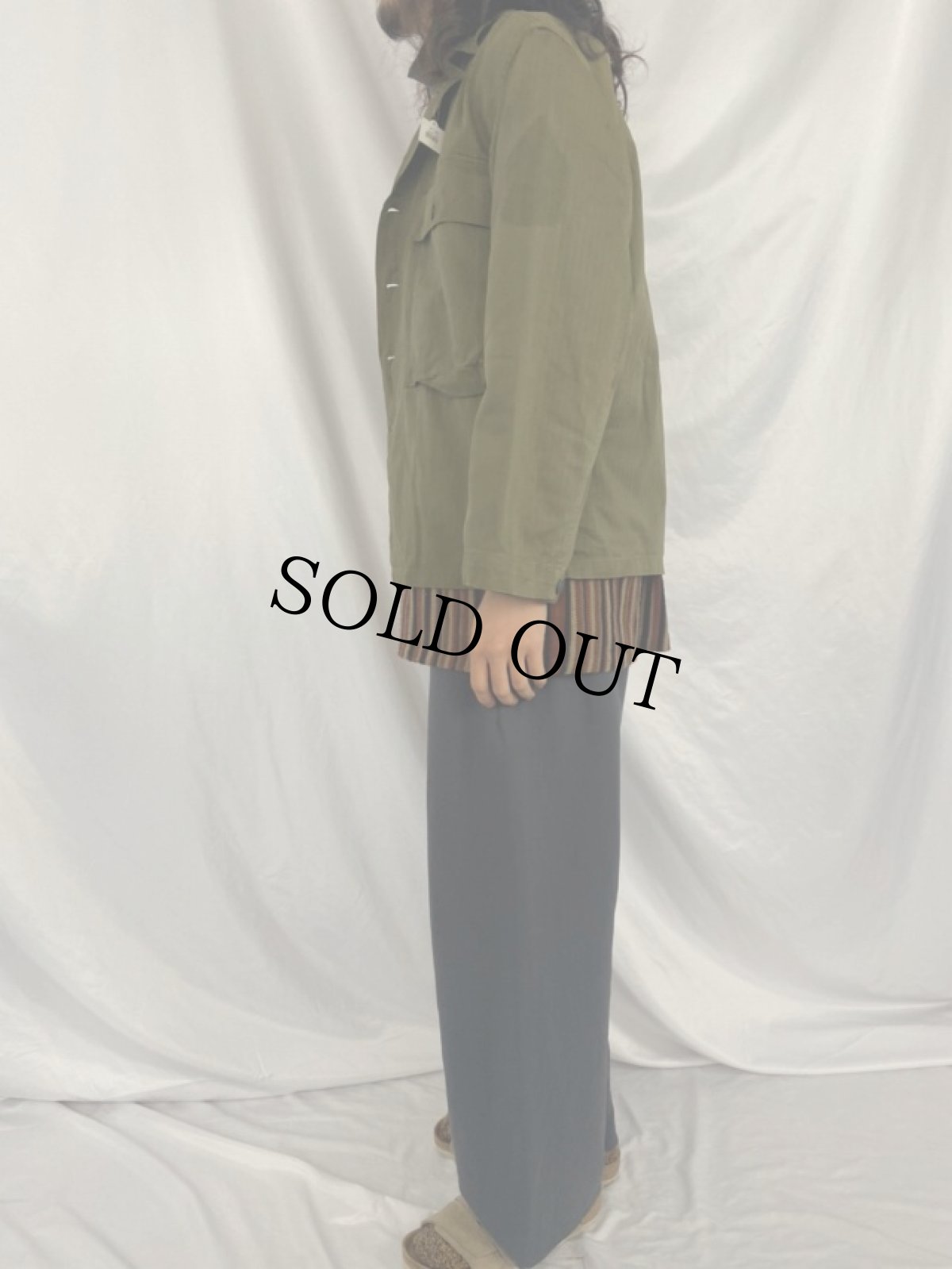 画像3: 40's U.S.ARMY 13スター M-43 HBTジャケット 36R (3)