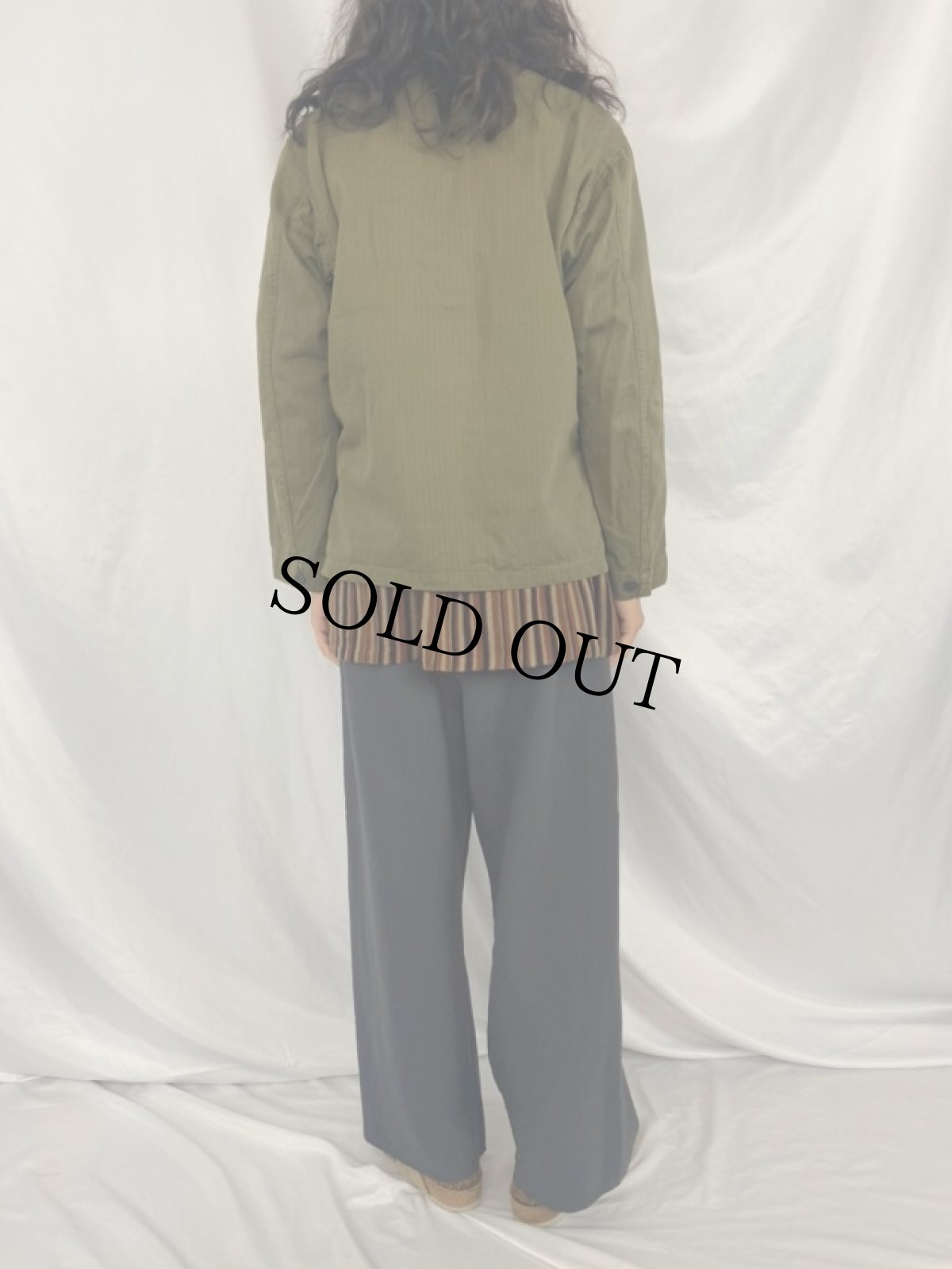 画像4: 40's U.S.ARMY 13スター M-43 HBTジャケット 36R (4)