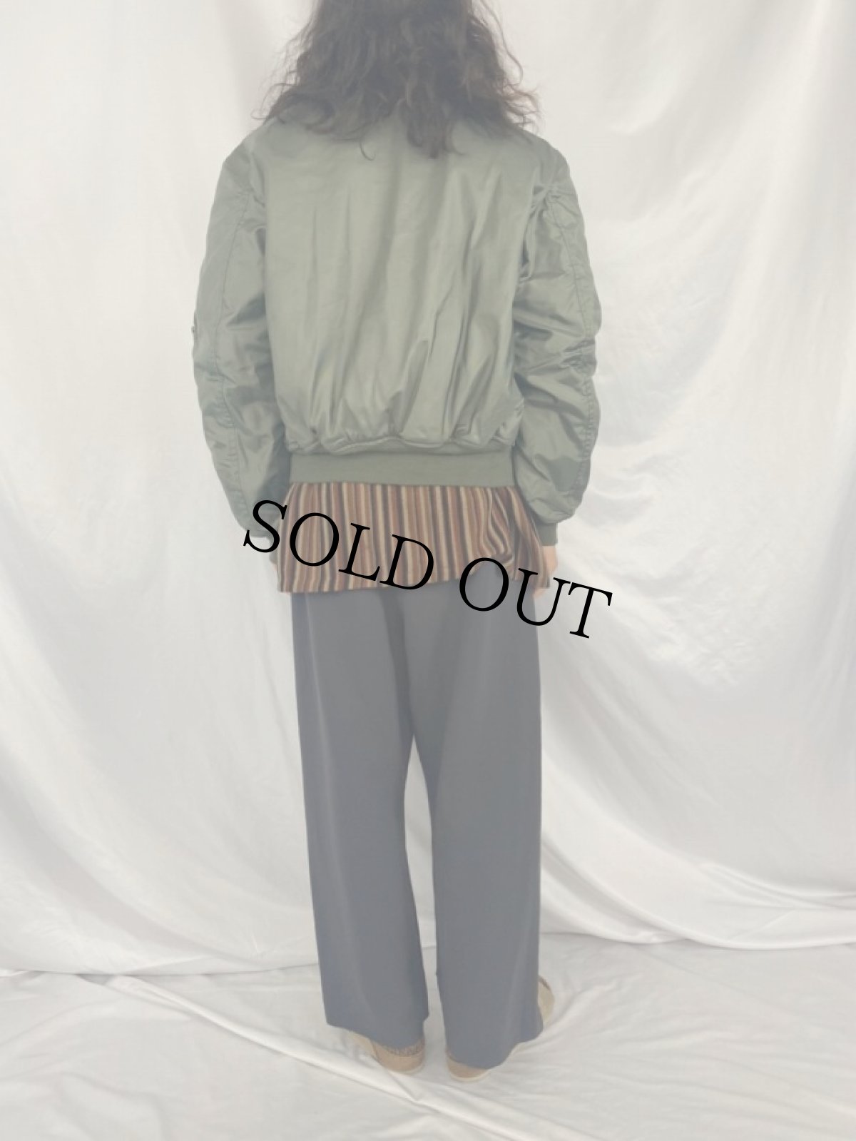 画像4: 2000's U.S.AIR FORCE CWU-45/P Flight Jacket LARGE (4)