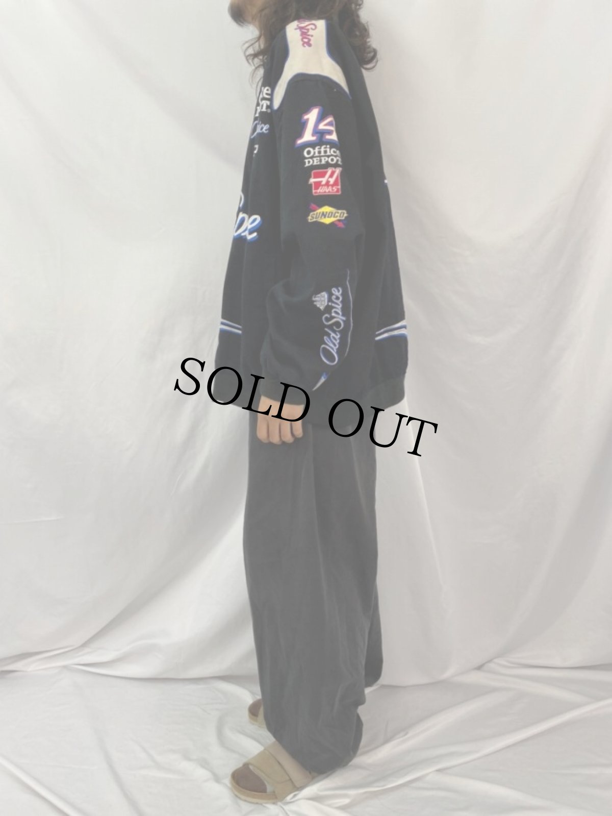 画像4: JEFF HAMILTON "Old Spice NASCAR" レーシングジャケット 3XL (4)