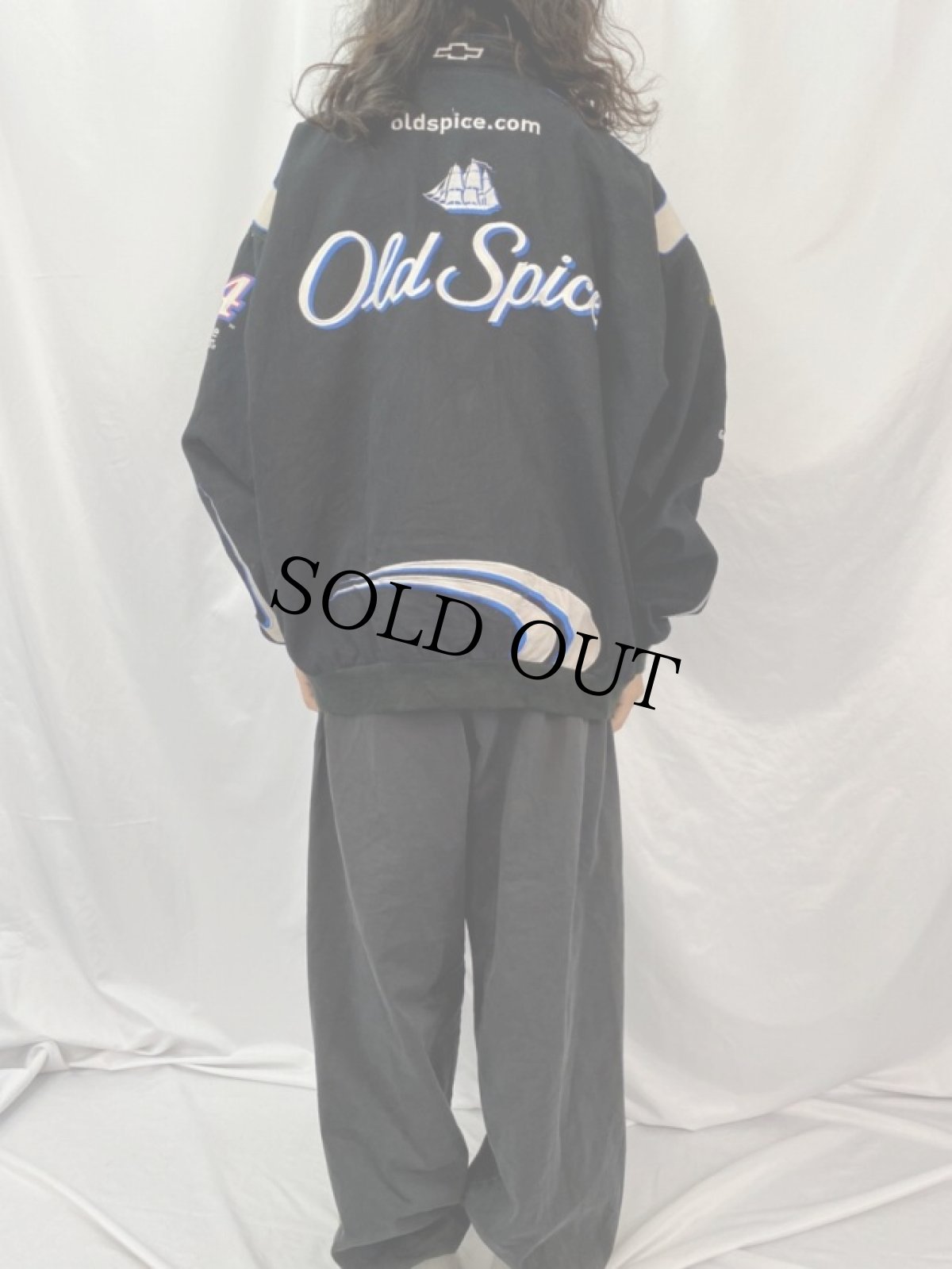 画像5: JEFF HAMILTON "Old Spice NASCAR" レーシングジャケット 3XL (5)