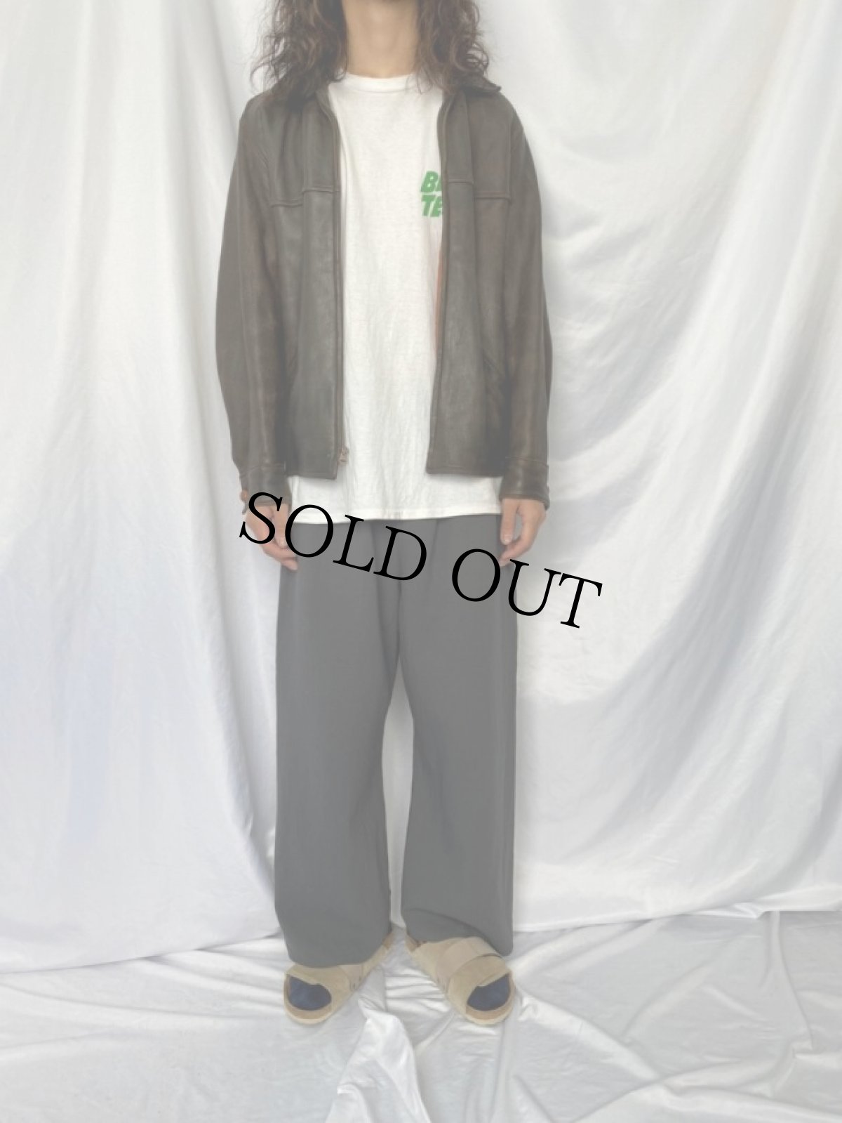 画像2: 40〜50's Mid Western Sport Togs レザージャケット (2)