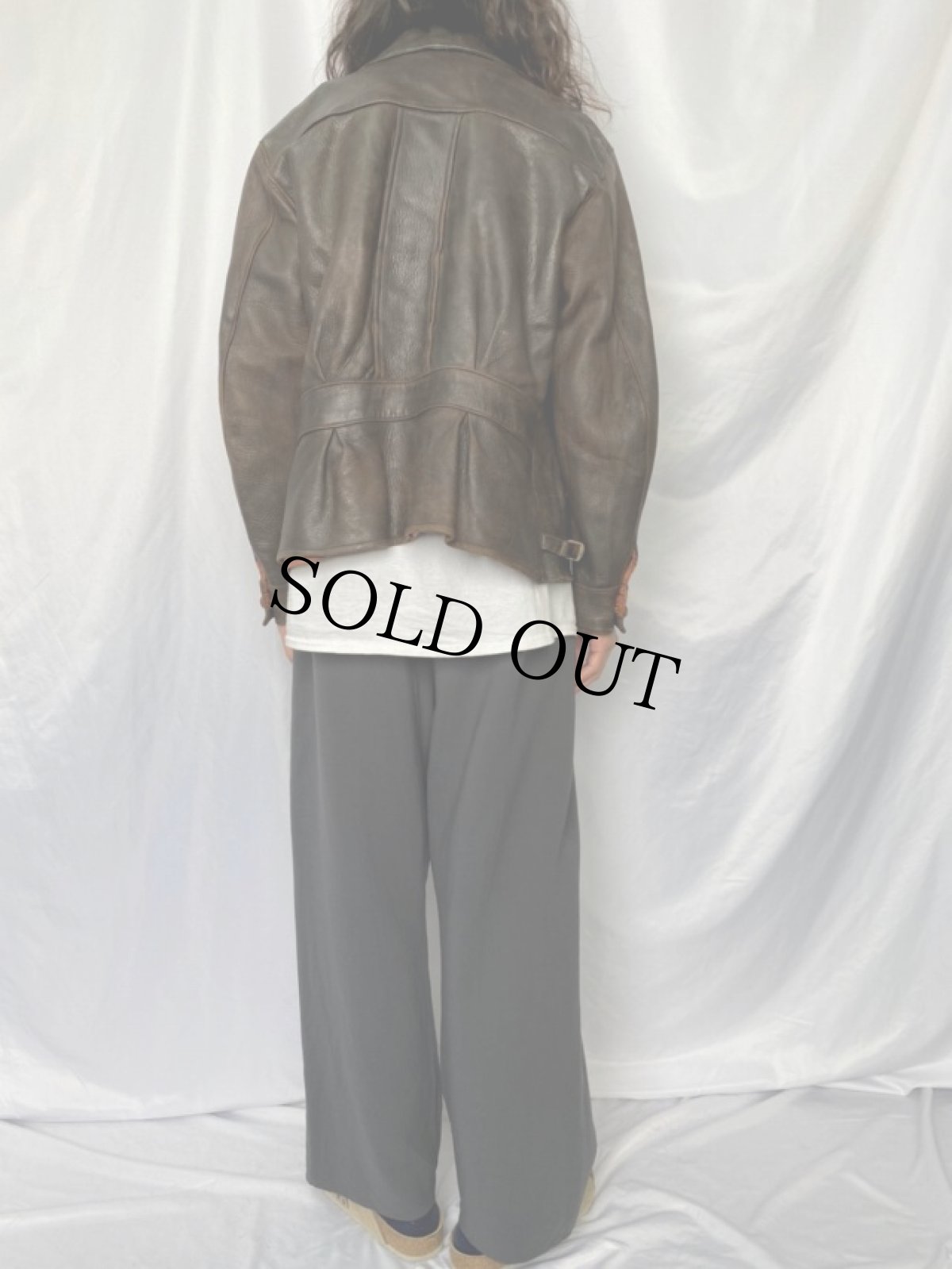 画像4: 40〜50's Mid Western Sport Togs レザージャケット (4)