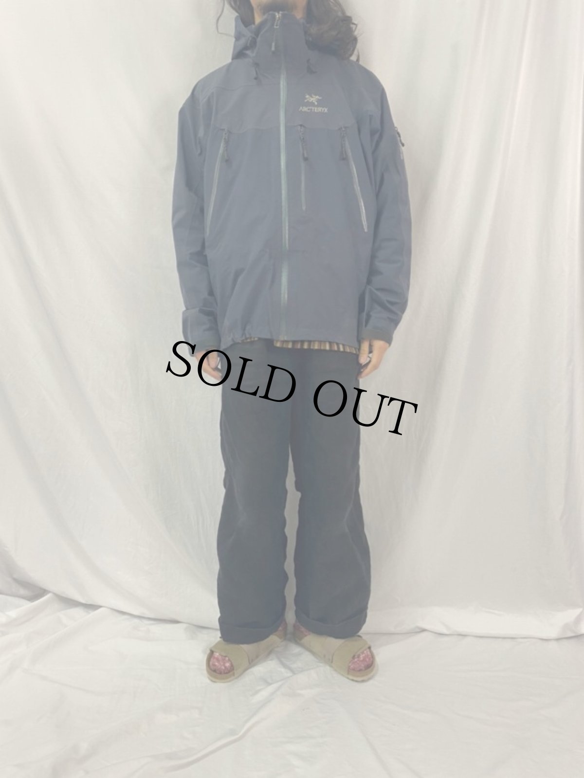 画像2: 2000's Arc'teryx ALPHA SV GORE-TEX XCR ナイロンジャケット (2)