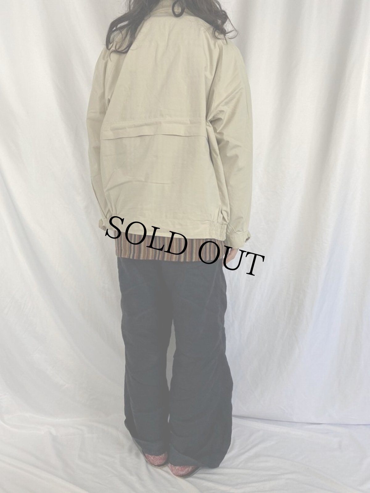 画像4: 90's Burberrys コットンスウィングトップ L (4)