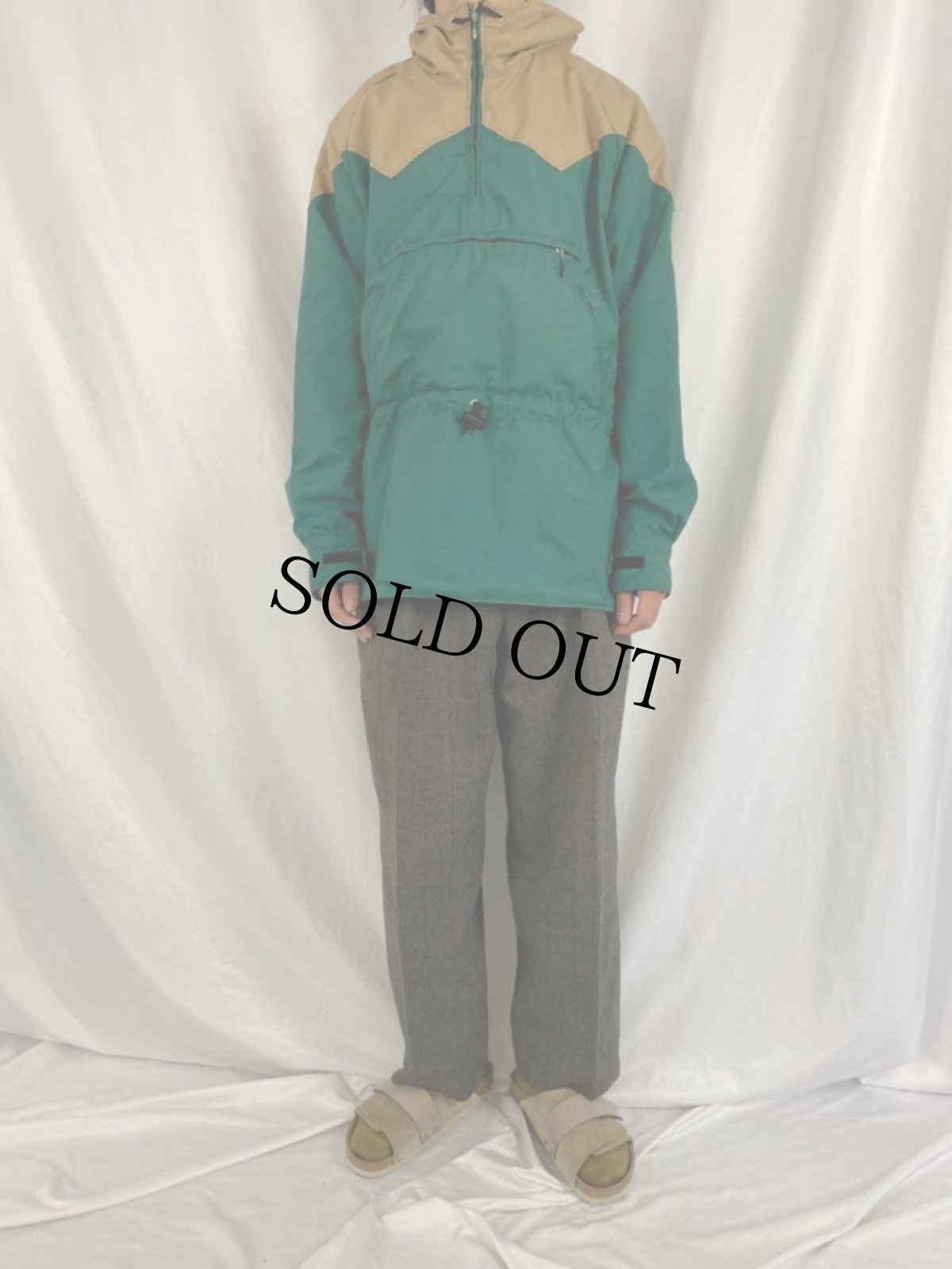 画像2: 70〜80's frost line 切り替えアノラックパーカー (2)