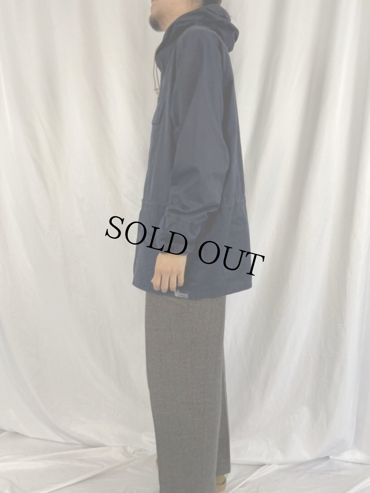 画像3: EURO Yarrow CANADA製 コットンアノラックパーカー ネイビー (3)