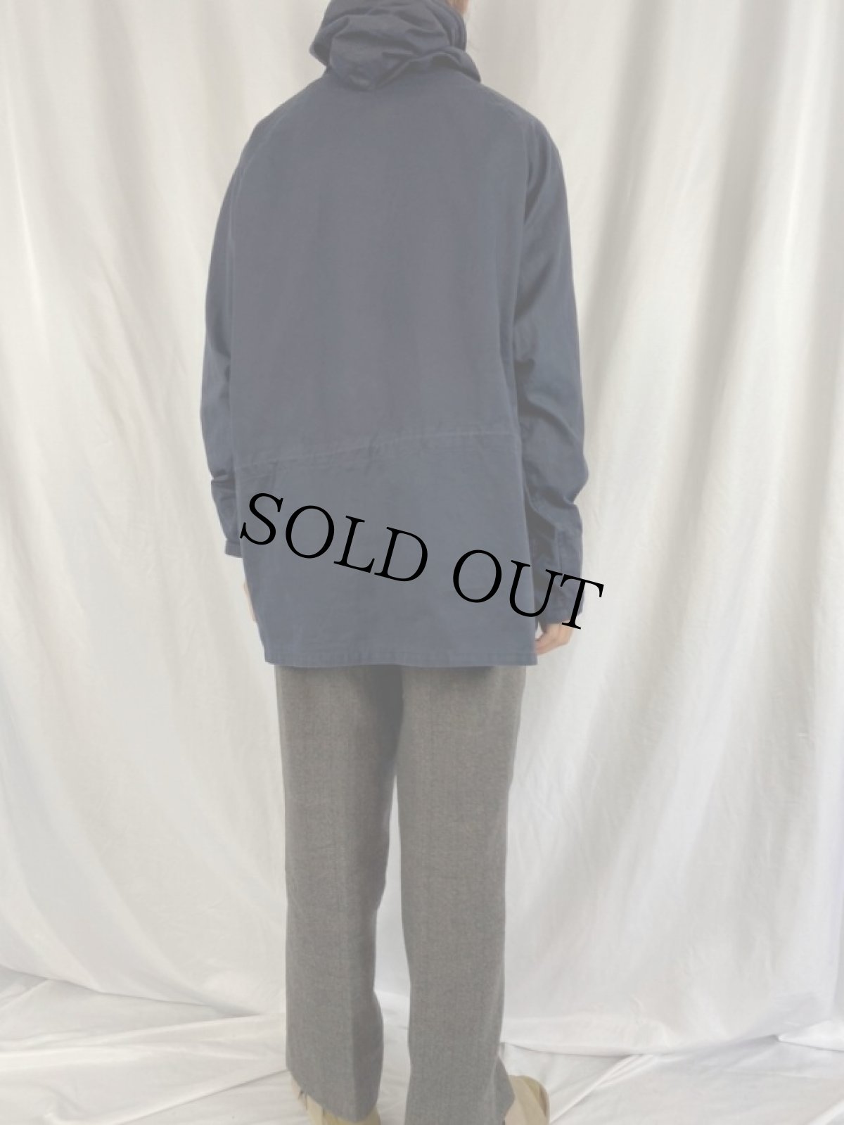 画像4: EURO Yarrow CANADA製 コットンアノラックパーカー ネイビー (4)