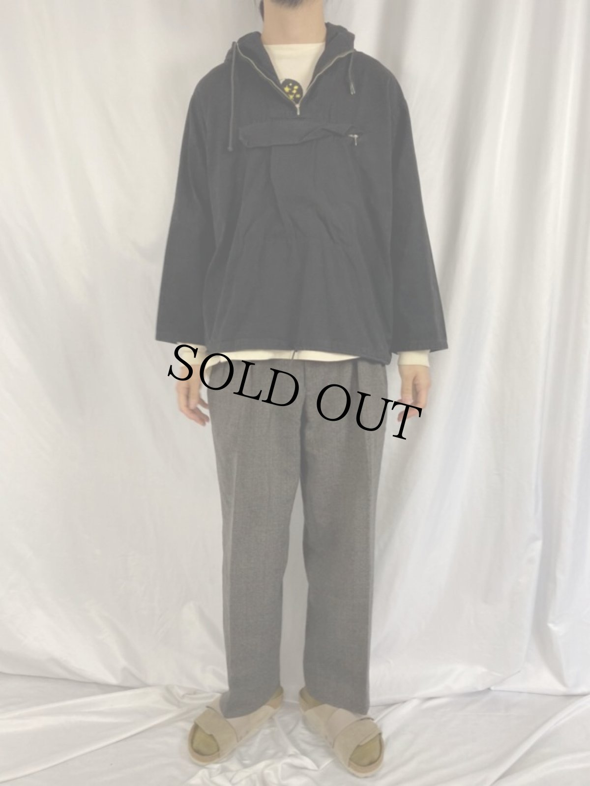 画像2: 70's〜 コットンアノラックパーカー (2)