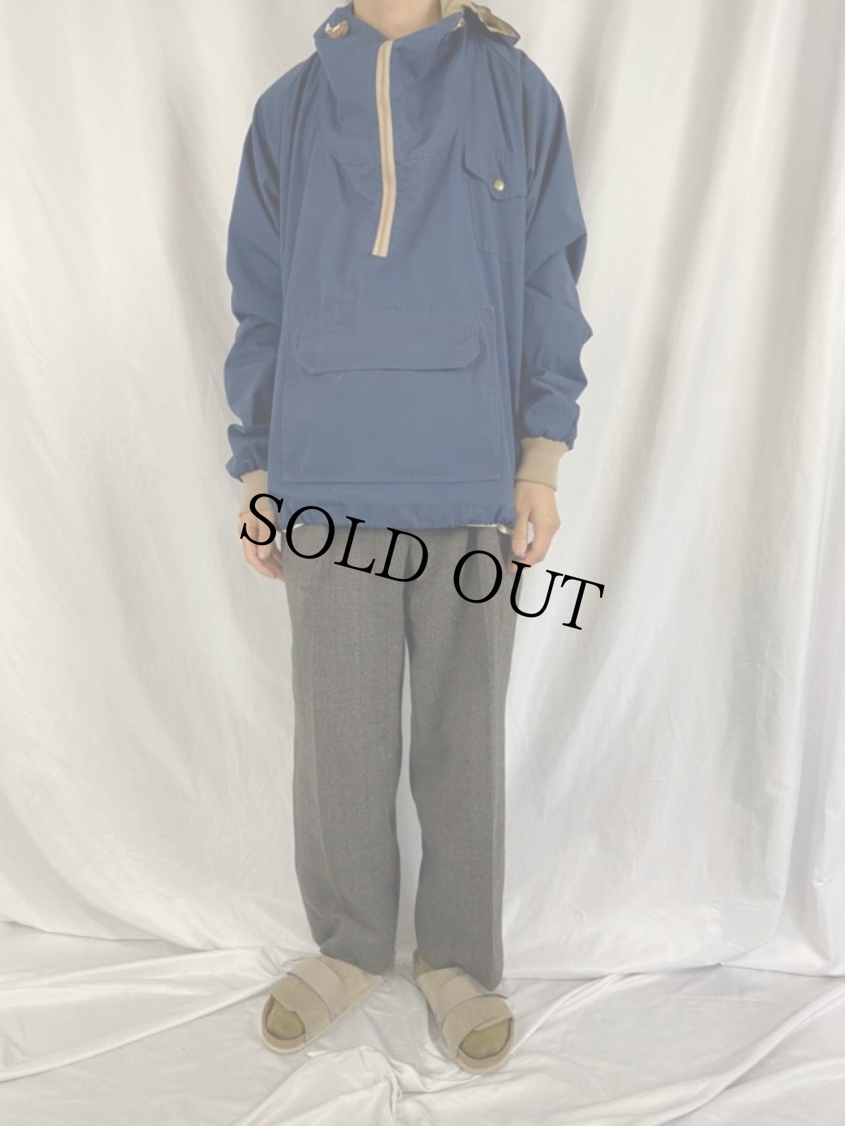 画像2: 70〜80's BACK TO BASICS USA製 リバーシブルアノラックパーカー (2)