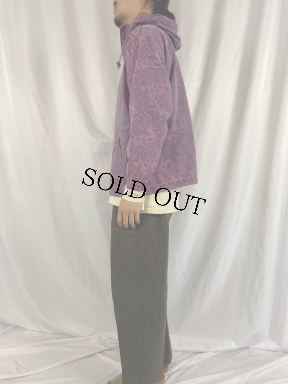 画像3: 80's L.L.Bean 総柄 アノラックパーカー (3)