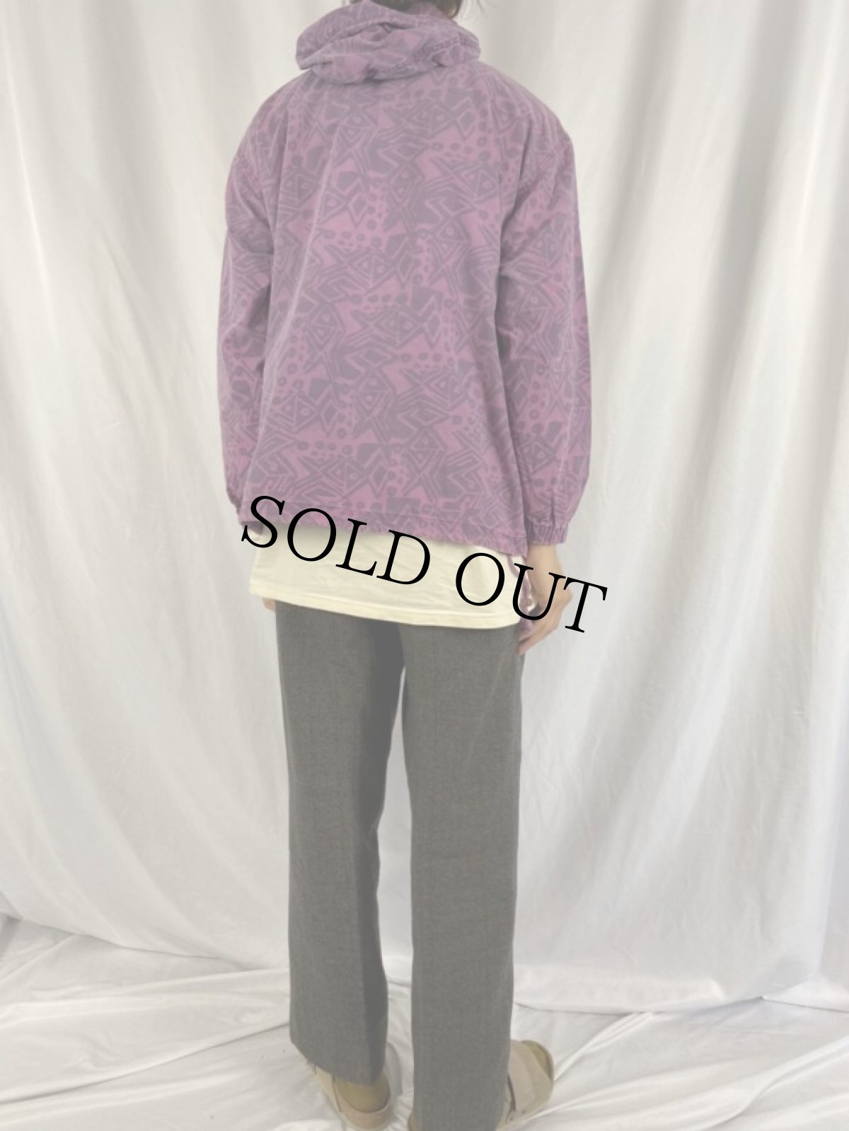 画像4: 80's L.L.Bean 総柄 アノラックパーカー (4)